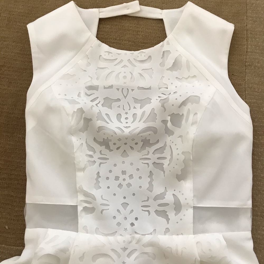 ASOS Laser Cut-Out Backless Dress